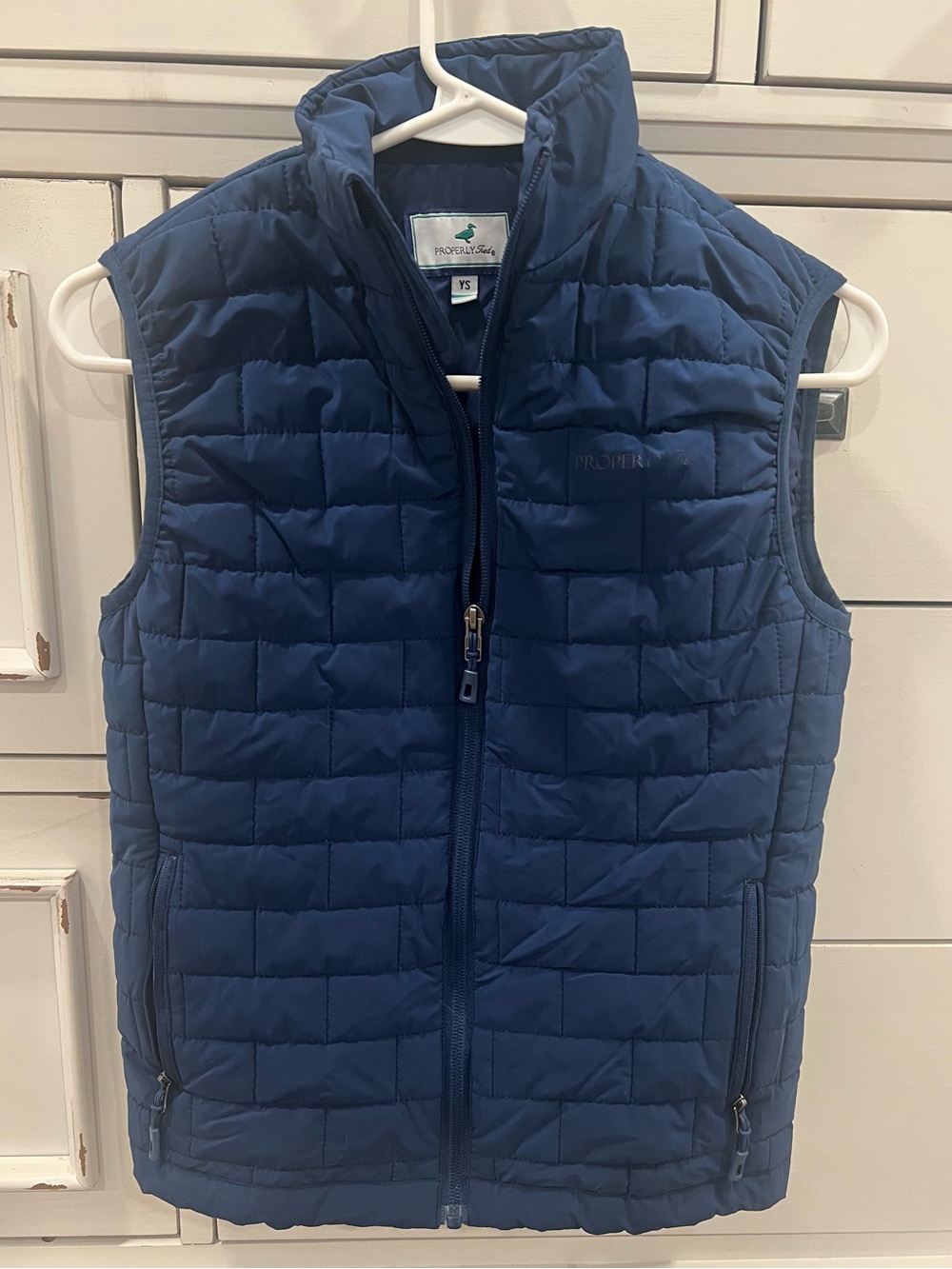 NWOT Boys YS Properly Tied Tundra Puffer Vest Navy